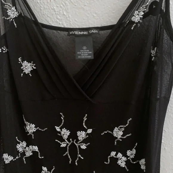 Vivienne Tam beaded mesh dress - Picture 2 of 2